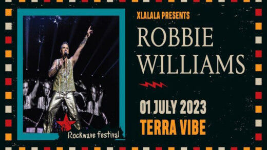 Ο Robbie Williams στο Rockwave Festival 2023 την 1η Ιουλίου στο TerraVibe